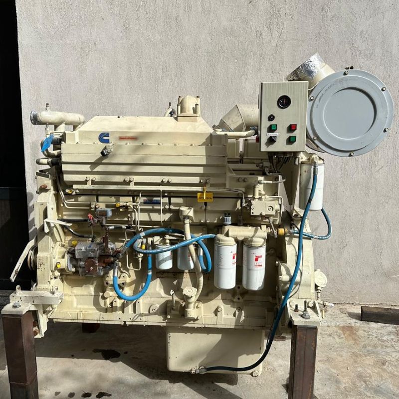 Excellent Used Kta19 M3 marine engine 600 Hp @ 1800 RPM