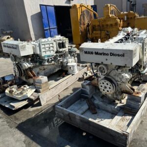Pair Man Marine Engine D2866 LE401 ,2000 h