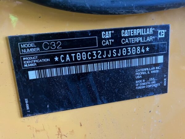 Cat c32 Offshore Genset ,3000 hour since new
